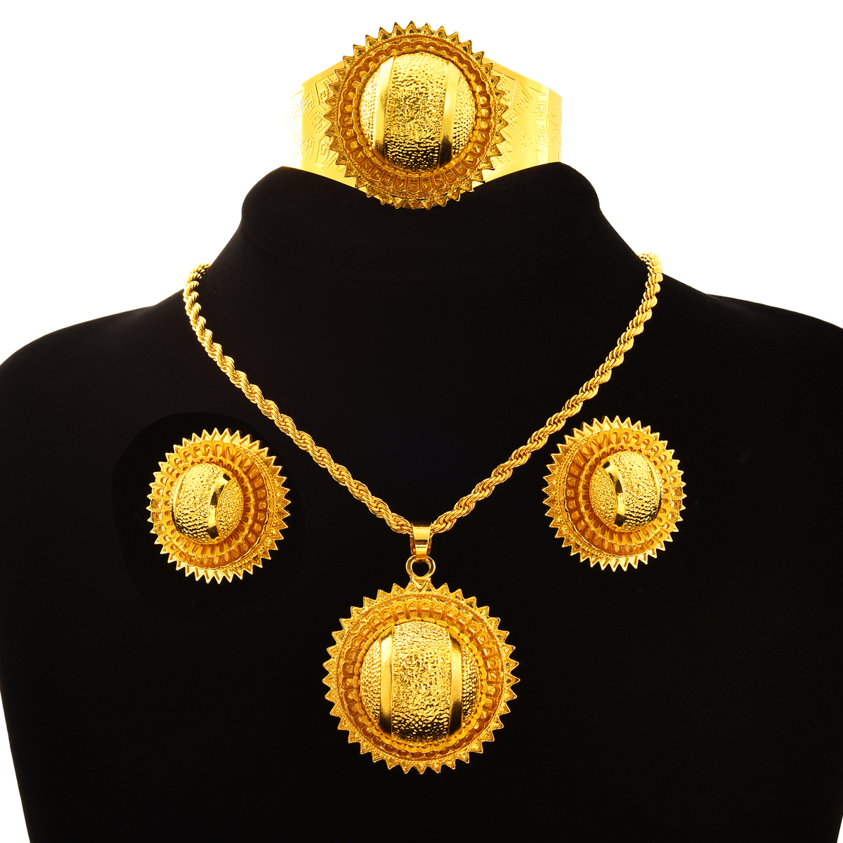 Ethnic Fashion Dubai - 6pcs/set New Dubai 24K Gold Plated