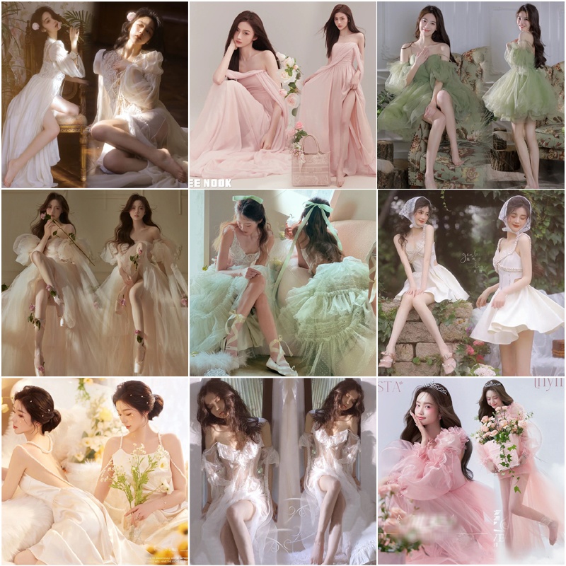 Ethnic Wear In Fashion - Sweet Atmosphere Spring Korean Style Photography