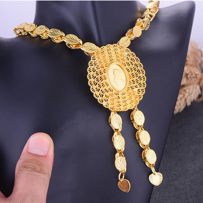 Dubai 24K Gold Color Jewelry S - Ethnic Fashion Dubai review and price