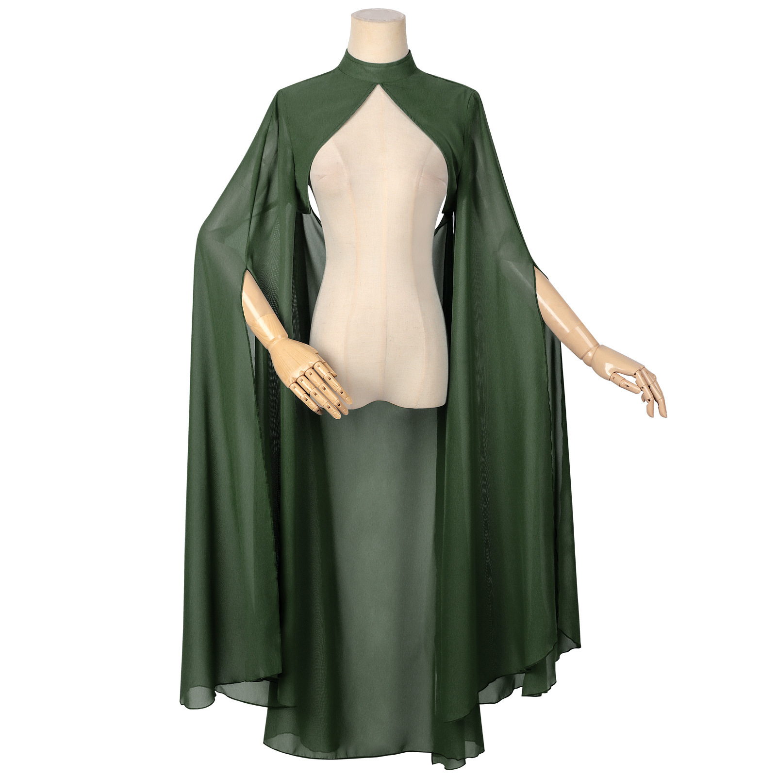 Ladies Green Chiffon Shawl Got - Ethnic Wear In Fashion review and price