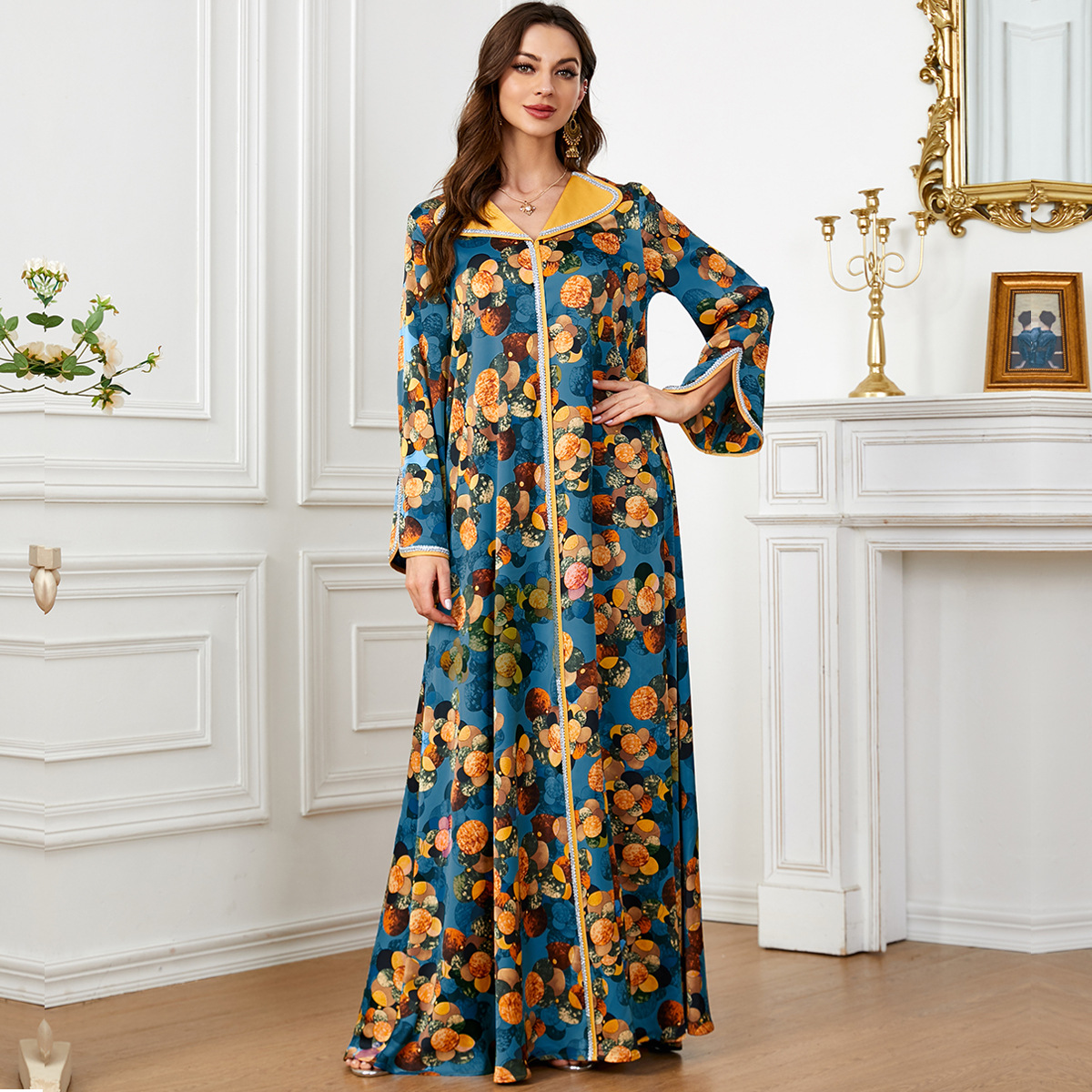 Fashionable Printed Dress for  - Ethnic Fashion Dubai review and price