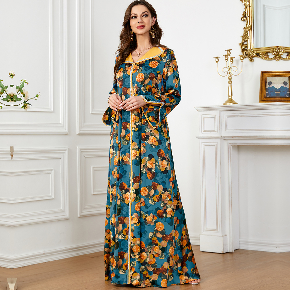 Fashionable Printed Dress for  - Ethnic Fashion Dubai review and price