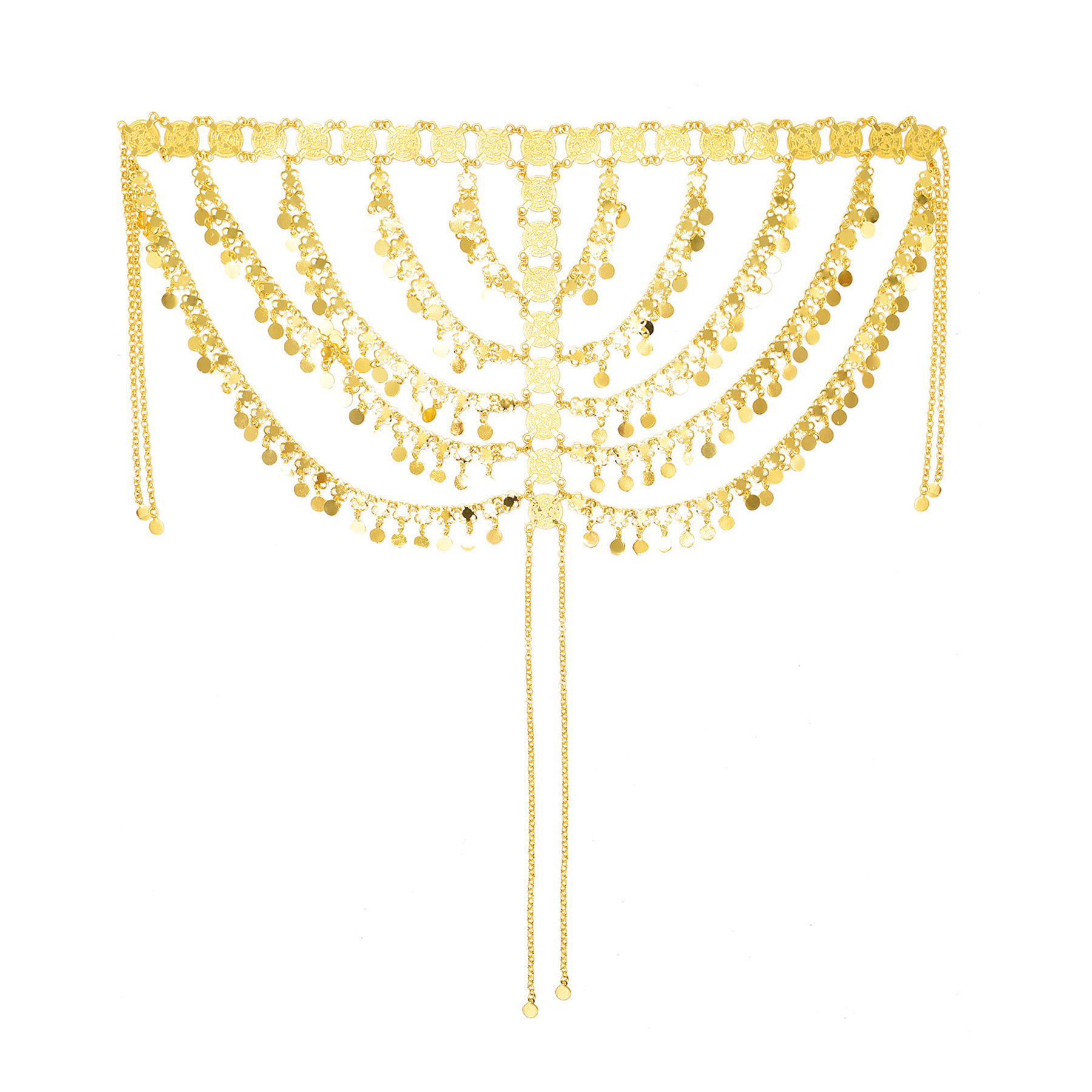 Fashion Luxury Golden Long Cha - Ethnic Fashion Dubai review and price