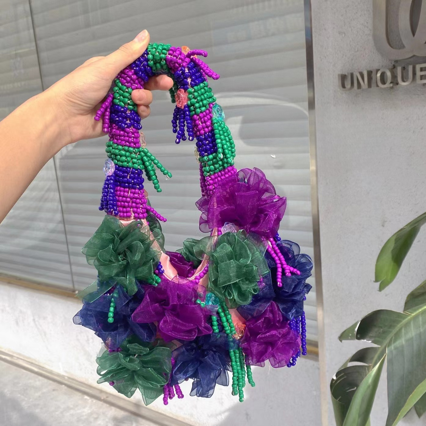 Purple fashion retro flower be - Ethnic Fashion Designer review and price