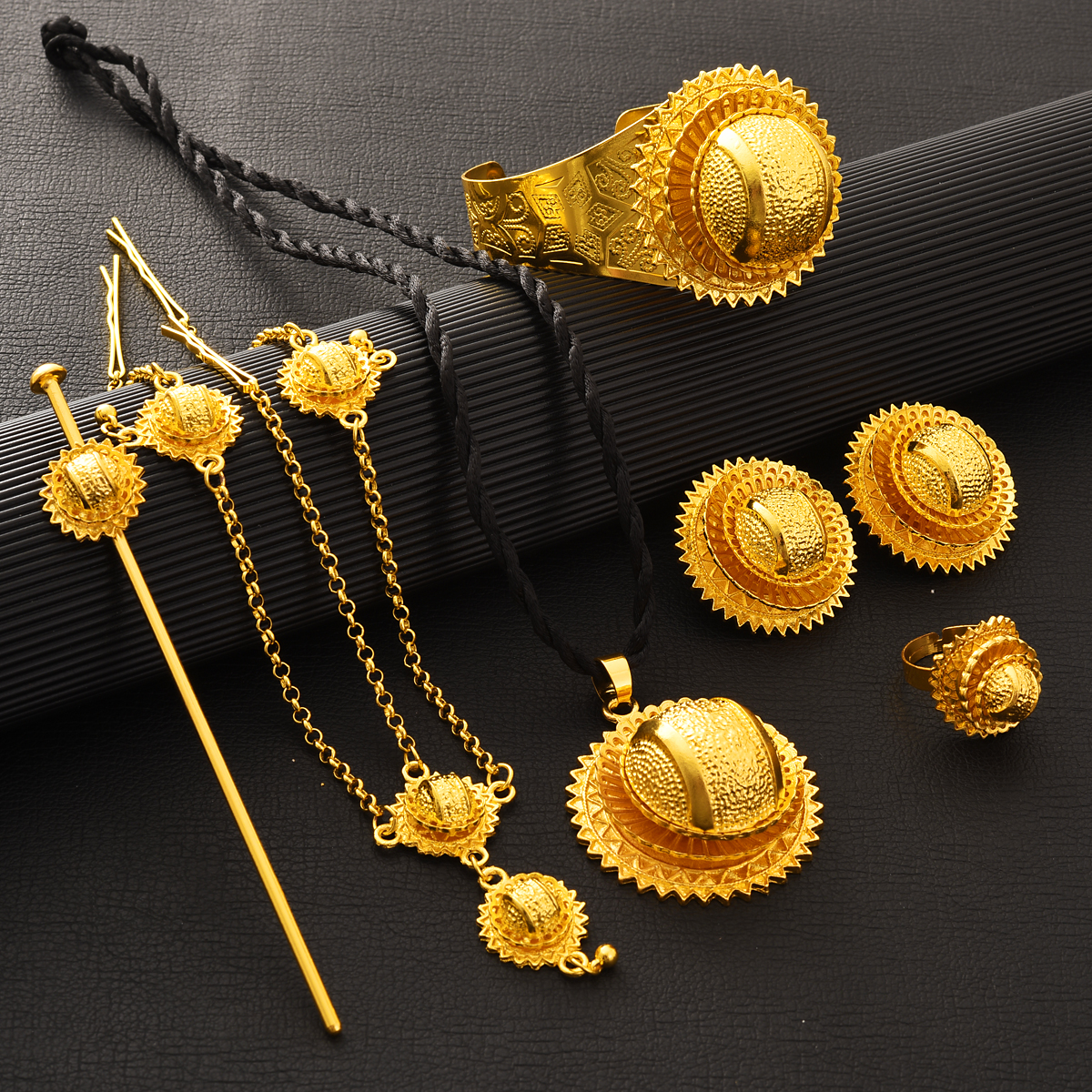 6pcs/set New Dubai 24K Gold Pl - Ethnic Fashion Dubai review and price