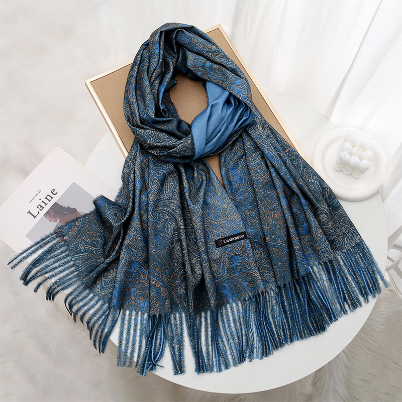 Luxury Paisley Pashmina Shawl  - Ethnic Fashion Designer review and price