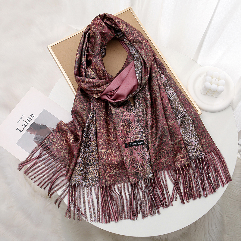 Luxury Paisley Pashmina Shawl  - Ethnic Fashion Designer review and price