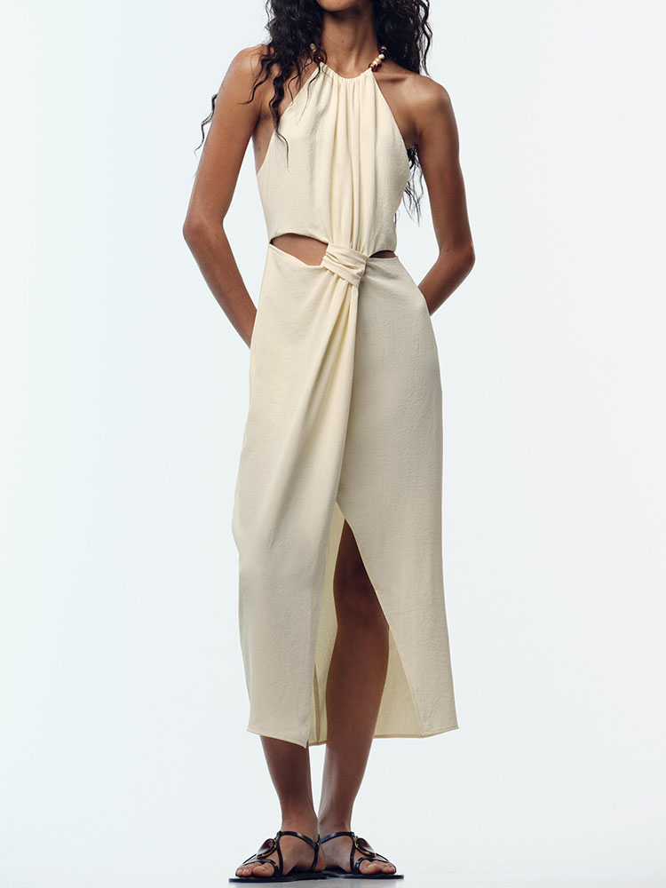 Fashionable Midi Dress ZA2025  - Ethnic Fashion Designer review and price