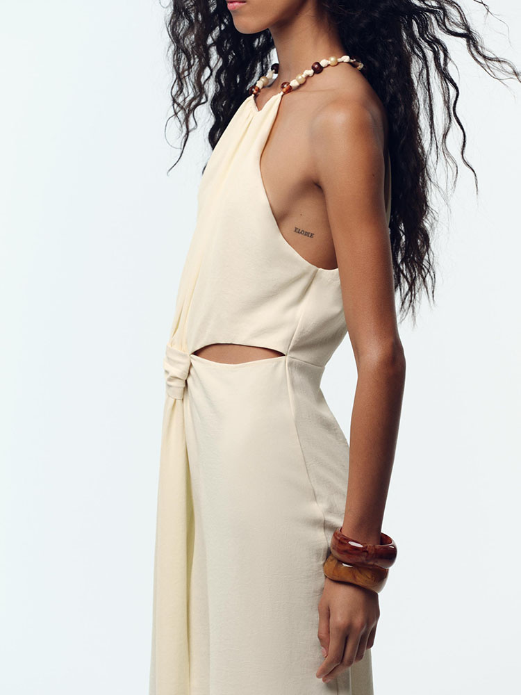 Fashionable Midi Dress ZA2025  - Ethnic Fashion Designer review and price