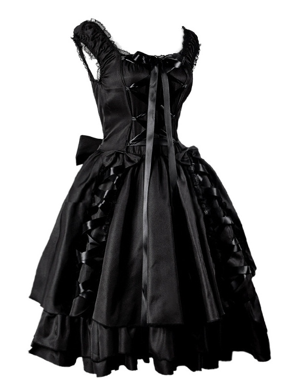 Black Lolita Dress Halloween C - Ethnic Wear In Fashion review and price