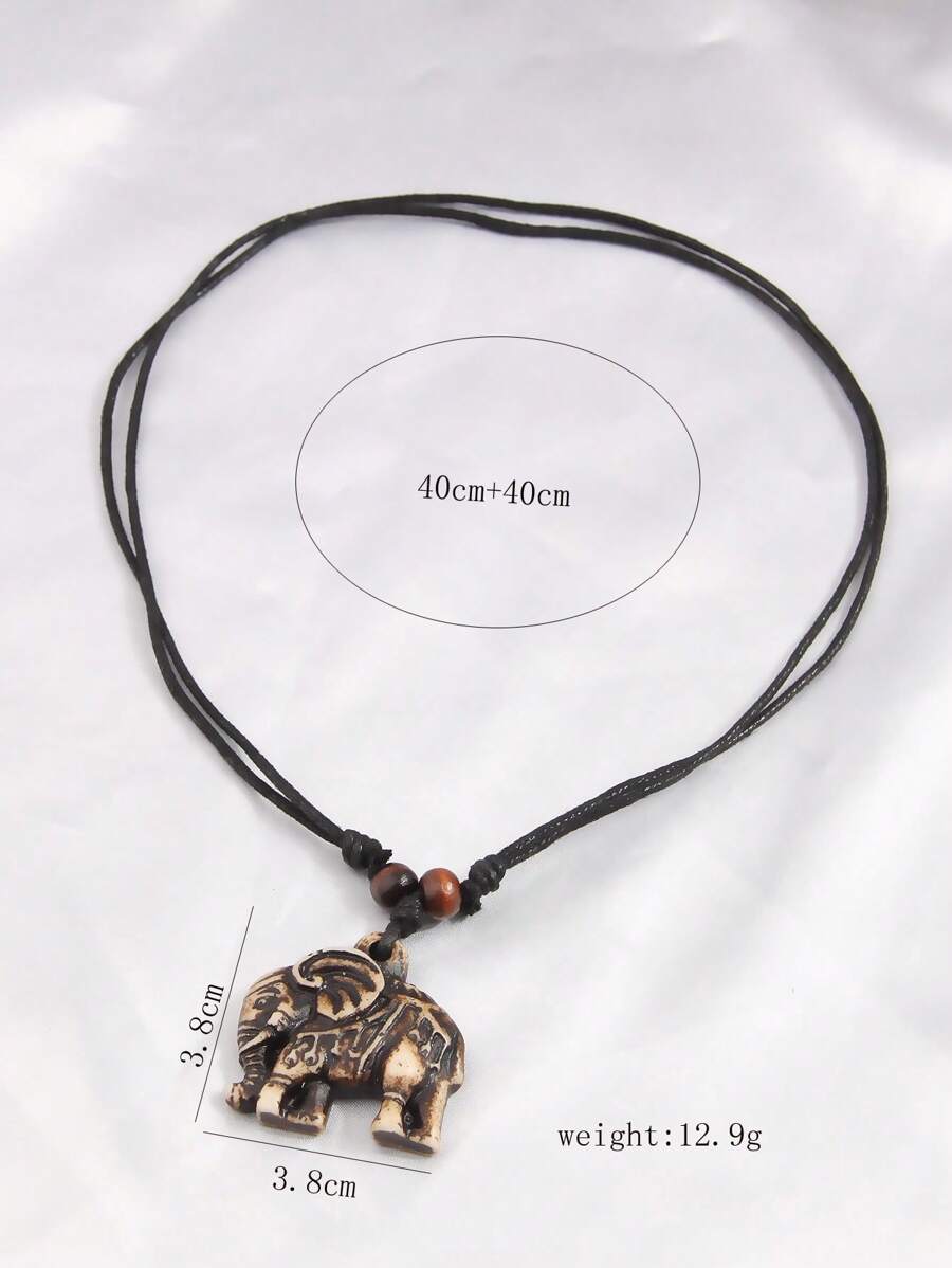 Lucky Elephant Pendant Necklac - Ethnic Fashion For Women review and price