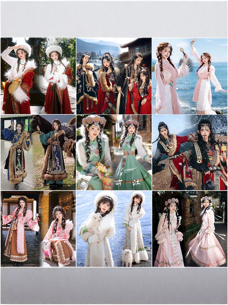 Tibetan Costume Women's New St - Ethnic Fashion Photography review and price