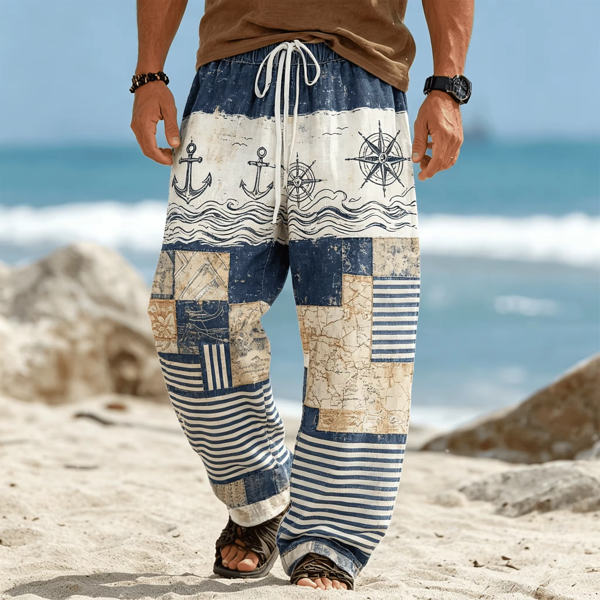 Summer Fashion New Bohemian Et - Ethnic Fashion Men review and price