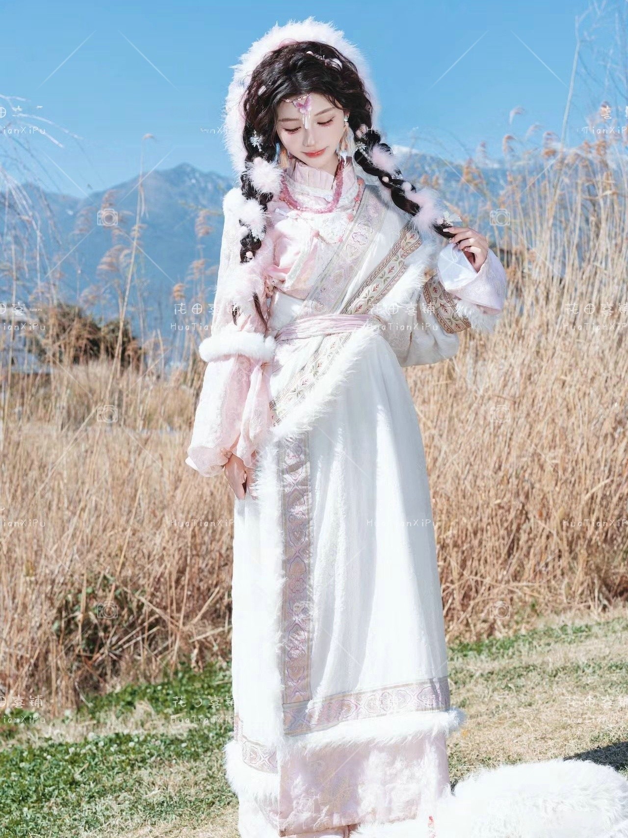 New 2026  Style Tibetan Girl C - Ethnic Fashion Photography review and price