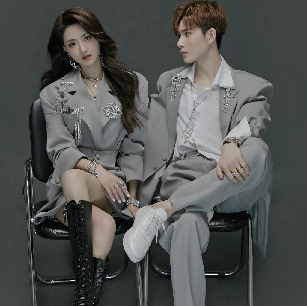 Fashionable Couple's Suit Set  - Ethnic Fashion Photography review and price